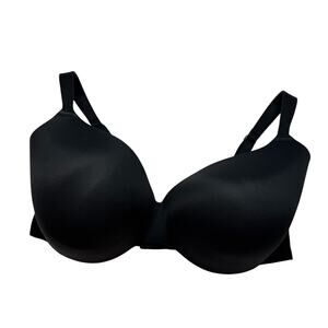 AUDEN Smooth Balconette Bra in Black Size 42DDD Womens Underwire Lined